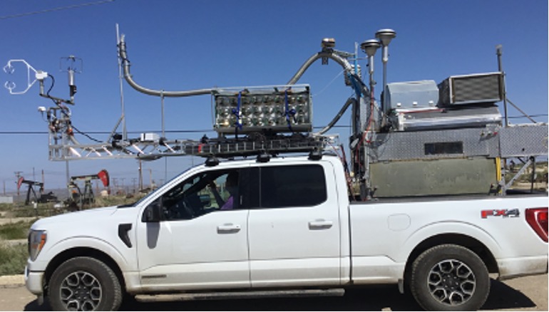 SISTER2, a white response truck