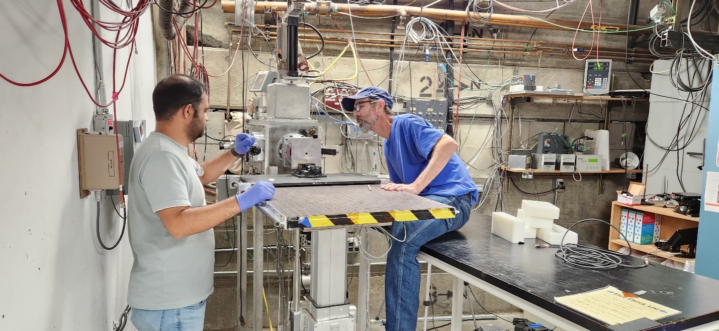 Sahebzada and Backfish performing quality control checks